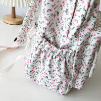 Mochila Floral De Moda Para Estudiantes Y Niñas Con Correas Ajustables Y Gran Capacidad Bolsa De Viaje De Nylon Para Mujeres - details 13