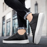Zapatos De Correr Casuales Para Hombre En Cuero Blanco Transpirables Y Cómodos Talla 36-47 Moda Al Aire Libre Pareja Calzado - details 8