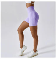 Shorts Deportivos Sin Costuras Para Mujer High Waist Push up Para Ciclismo Running Fitness Yoga Leggings De Gimnasio Ropa De Yoga - details 13