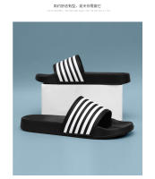 Zapatillas De Hombre Y Sandalias De Mujer Con Rayas Para La Piscina Sandalias De Playa De Tamaño Grande No Slip Para El Hogar - details 14
