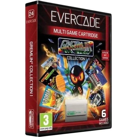Gremlin Cartridge 1 24 Evercade PAL España Nuevo Precintado - 1