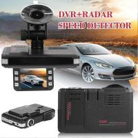 2 en 1 Coche Dashboard Cámara Coche anti-Radar velocdad Inglés Ruso Voz Alarma radar detector X K CT la - details 1