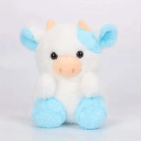 Muñeco De Peluche De 20cm En Forma De Vaca Con Fresa Colorido Juguete De Lacteos Regalo Perfecto Para Cumpleaños Y Navidad Para Niños Decoración De Habitación - details 5