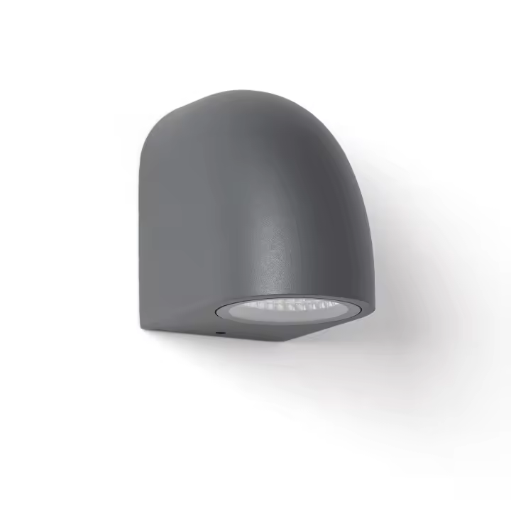 Ledkia Aplique de Pared Exterior LED 7W Aluminio Areca Negro - 1