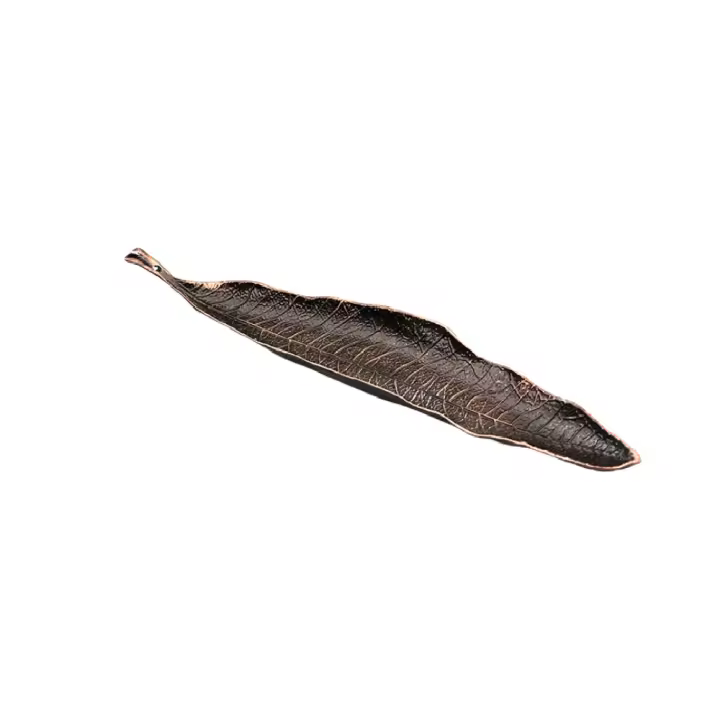 Encendedor De Incienso Leaf Con Catcher De Cenizas Soporte Para Incienso De Madera Para Mesas Sala De Meditación Yoga Hogar Oficina - 1