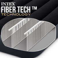 INTEX - Colchón hinchable doble Pillow Rest Classic, tamaño Queen 2 personas, con bomba eléctrica integrada, superficie flocada y diseño con almohada, 152x203x25 cm, ideal para el hogar y visitas, colchones hinchables - details 6