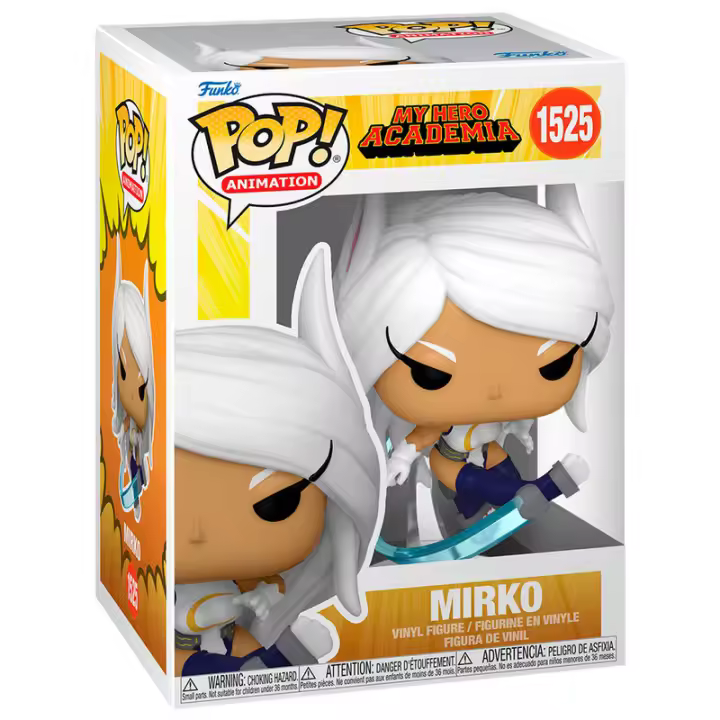 Figura Pop My Hero Academia Mirko-Figura de Vinilo Coleccionable - Idea de Regalo- Mercancia Oficial - Juguetes para Niños y Adultos - Movies Fans - Muñeco para Coleccionistas y Exposición - 1