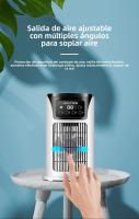Ventilador USB Portátil con Humidificador 6 Velocidades - Mini Aire Acondicionado de Escritorio para Oficina/Dormitorio, 300ml Niebla Fría, 18W Bajo Consumo y Silencioso - details 9