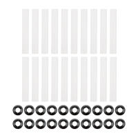 Rodillos De Garaje Duraderos Y Silenciosos Con Asas Limpia Estímulos 1-3 Sets Herramienta De Mantenimiento Para Puerta De Garaje - details 1