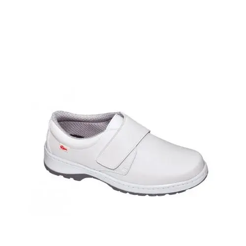 Zapato de Trabajo DIAN Milan Velcro - Piel Lorica Lavable - Suela Antibacterias - 1