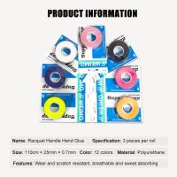 Sujeción De Badminton De PU Absorbedor De Choque Antideslizante Para Raqueta De Pesca Multi-color Conveniente Para Deportes Y Ejercicio - details 1