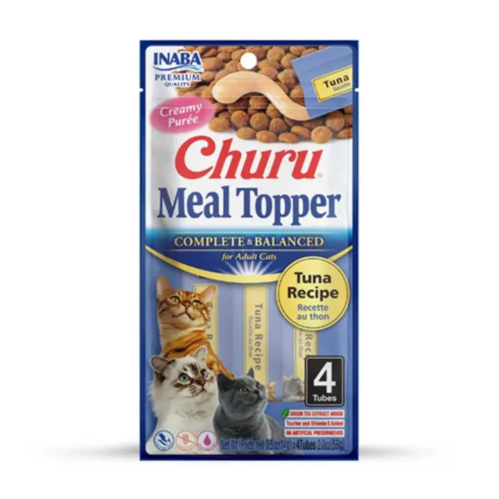 Pack De 6 Churu Cat Meal Topper Atún Complemento Alimentario Completo Y Equilibrado Para Gatos - 1