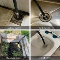 Boquilla De Limpieza De Tubería De Aguas Grisales De Acero Inoxidable Con Conector Rápido Para Desobstrucción Rotatoria 1/4 Pieza - details 5