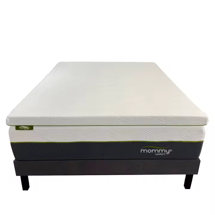 Topper Viscoelastico con Funda Lavable y Desenfundable con Cremallera - Nucleo 100% Viscoelastica – Transpirable, Alivia Dolores – Fabricado en España - 1