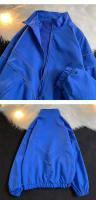 Chaqueta De Hombre Oversized Para Calle Moda Otoño Cremallera Abierta Estilo Casual Ajuste Suave Impermeable Tops Todas Las Camisas - details 3