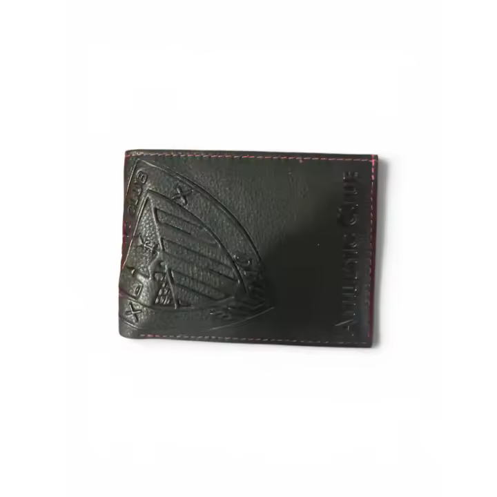 Billetera de Piel con Monedero Athletic Club Escudo Negra 87635 - 1