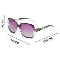 1 gafas de sol polarizadas cuadradas Sparkling Composite marco brillante y la caja de gafas cuadradas - details 2