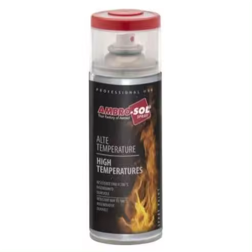 AMBRO-SOL SPRAY 400 PINTURA ALTA TEMPERATURA 700º NEGRO MATE - 1