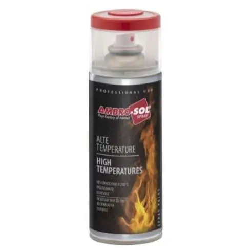 AMBRO-SOL SPRAY 400 PINTURA ALTA TEMPERATURA 700º NEGRO MATE - 1
