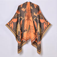 Estilo Pastoral para mujer, chal de viaje, capa Yunnan, Nepal, viaje, ropa exterior cálida, bufanda para fotografía, cárdigan - details 4