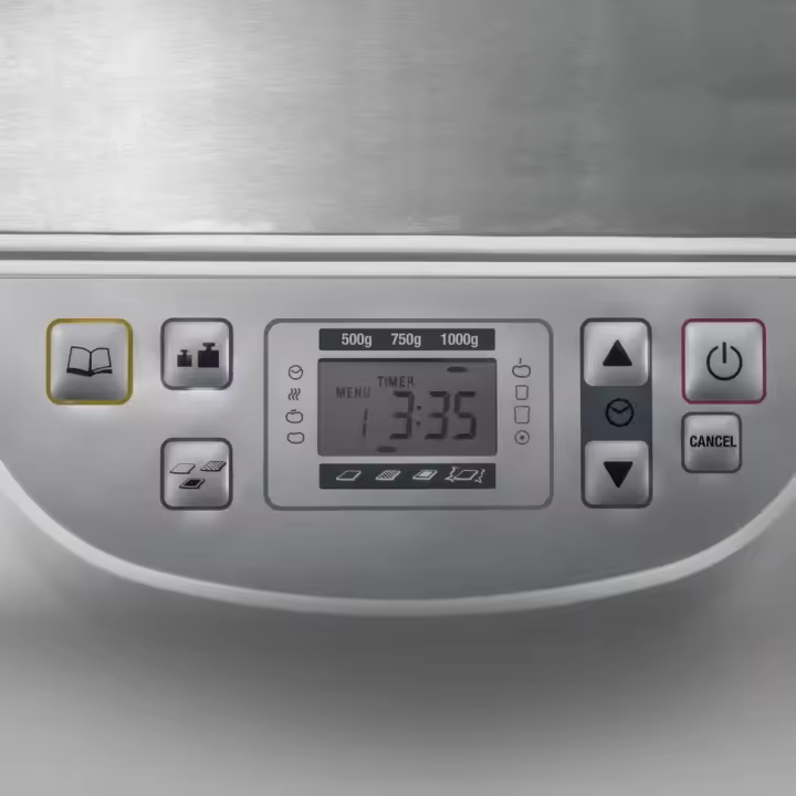 Ufesa - Panificadora BM6000 Mybakery programable hasta 15 h con pantalla LCD, 14 programas preinstalados para pan, masas, mermeladas y bizcochos, ideal para cocina doméstica - 1