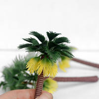 Modelo De Palmera Artificial En Plástico Para Escenario De Rainforest Hojas De Palma De Alta Calidad Figura Moderna Para Decoración - details 8