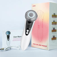 Masajeador Facial EMS 5 En 1 Con Terapia De Luz LED Y Vibración Sonica Ion Para Rejuvenecimiento De Piel Y Levantamiento Antiarrugas Dispositivo De Belleza - details 12