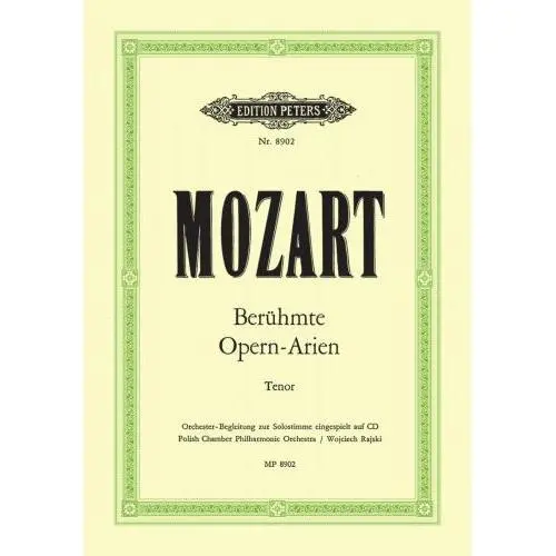 MOZART W.A. - ARIAS DE OPERA PARA TENOR -(+CD) - 1