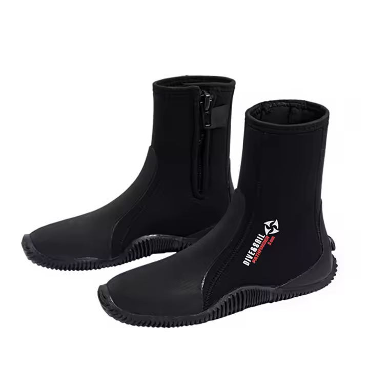 Botas De Buceo De Neopreno 5MM Antideslizantes Para Surf Y Natación Botas De Agua Para Buceo Y Navegación Zapatos De Deportes Acuáticos Para Hombres - 1
