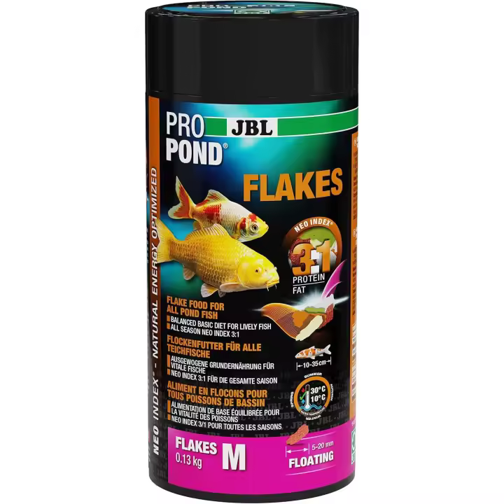 Generic JBL Propond Flakes Alimento para Peces de Estanque M(5-20mm) - 1