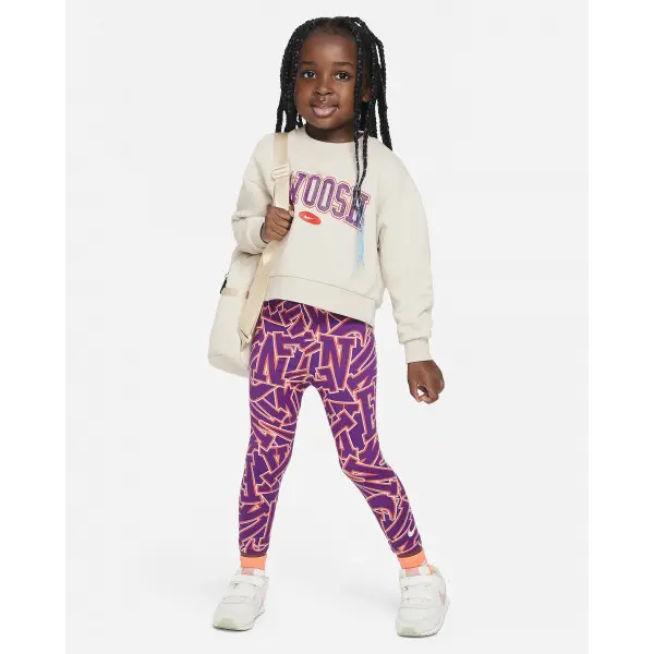 Nike - Conjunto Nike Join The Club de Sudadera y Legging  - Chándal de Niña -36L041-P9N - 1