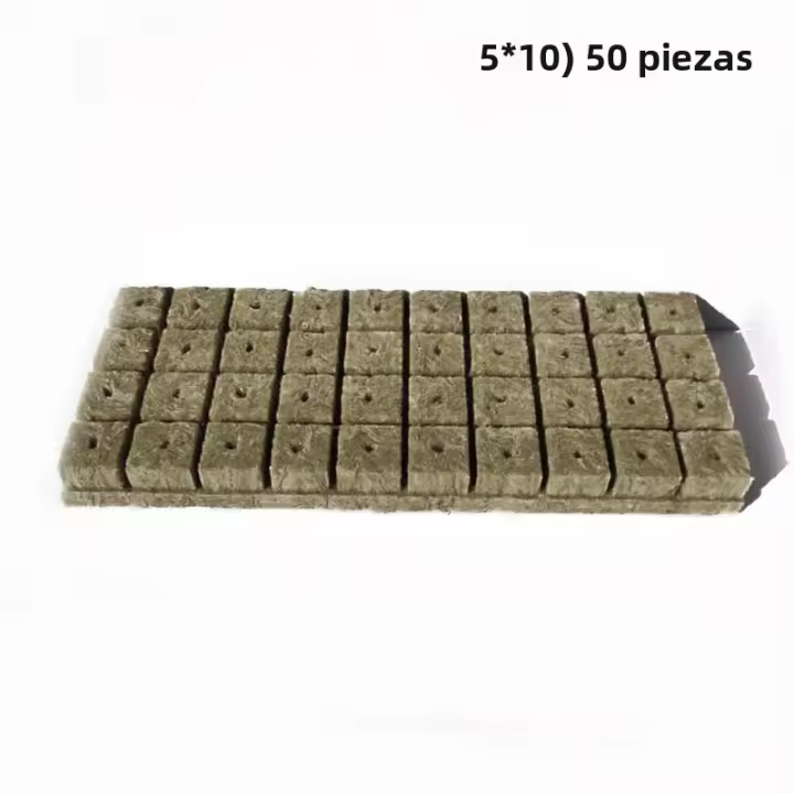36/50Pcs Iniciadores De Plagas De Esponja Y Poliestireno Para Cultivo En Casa Jardín Herramientas De Suministros De Invernadero Cubos De Medio De Cultivo Hidroponía - 1