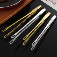 Pinza De Barbacoa Estilo Coreano En Acero Inoxidable Amarillo Y Plateado Clip Extendido Para Pan Herramienta De Cocina - details 1