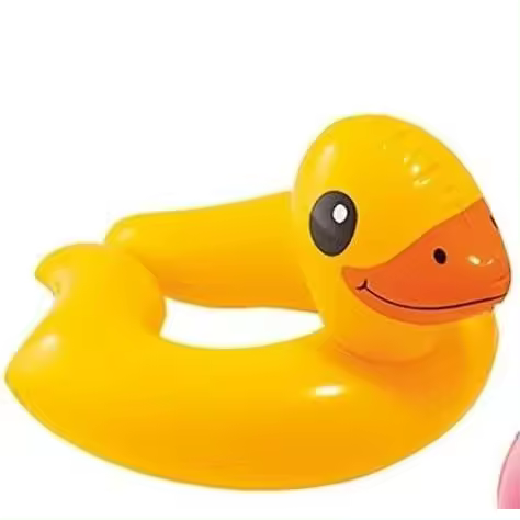 Intex Wet Set Collection - Flotador Inflable Pato Amarillo para Niños 76x55 cm  |  Salvavidas Divertido para Piscina, Verano y Juegos Acuáticos - 1