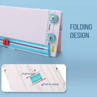 KW-trio 13095 Trimmer De Papel Y Corte De Cartón 7 En 1 Herramienta De Marcado Con Hoja De Papel Para Fotografía Y Manualidades - details 8