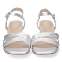 PuntoSalao Sandalias Plateadas de Tacón Bajo Cómodo Pala de Tiras Mujer YG621 sandalias de fiesta - details 1
