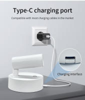 Lámpara De Pared LED Magnética Recargable Con Interruptor Táctil Luz De Lectura Para Dormitorio Luz De Spot Sin Cable Dimmable En Negro Oro Y Blanco - details 5