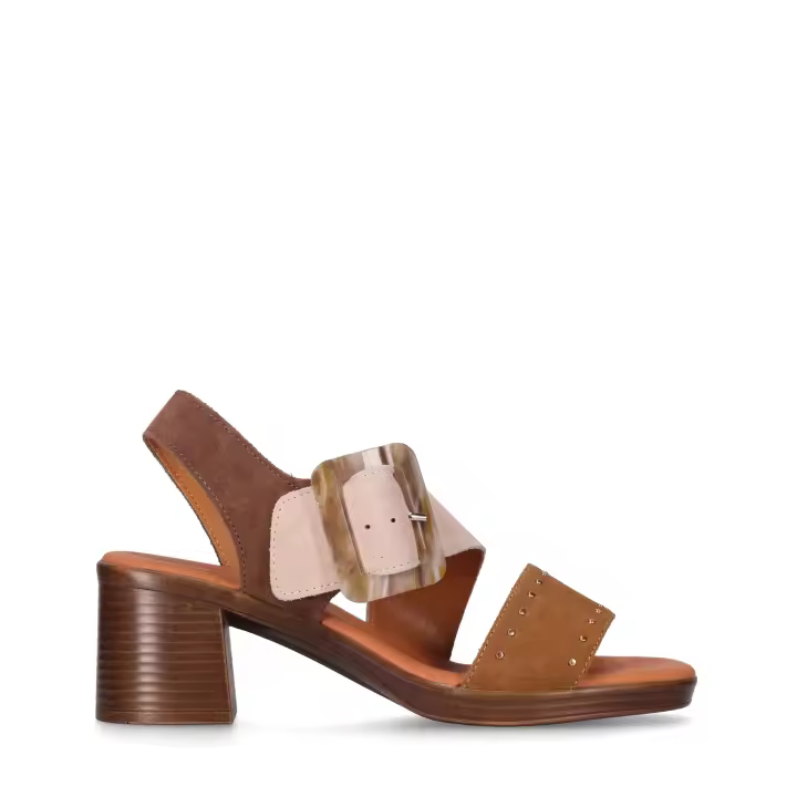 Chika10 Leather NEW GOTICA 10 Sandalia de Tacón Marron/Brown - 1