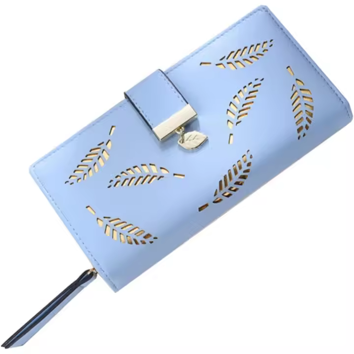 Cartera Mujer Fashion Larga Carther Cremallera Hebilla Monedero - 1
