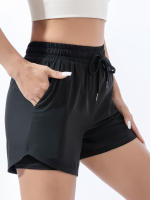 Shorts Deportivos Para Mujer Secado Rápido Antirreflejo Doble Capa Verano Ropa De Fitness Running Entrenamiento Yoga Vacaciones - details 0