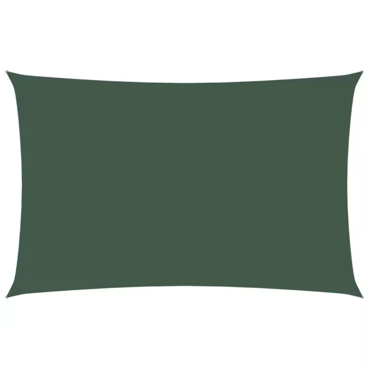 Toldo de Vela Lona Oxford rectangular verde oscuro 2x4,5 cm - 1