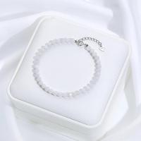 Pulsera de Turmalina Hecha a Mano en Plata de Ley 925 de 4mm with Piedra Natural de 4mm para Mujeres Joyería de Fiesta Gift de Bangles de Amatista - details 6