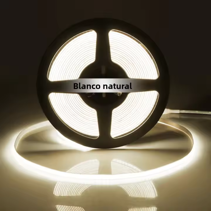 Tira De LED COB DC12V 5mm Alta Densidad F Flexible Con Adhesivo 320LEDs/M Luz De Bandeja Ultra Delgada Para Iluminación Del Hogar - 1