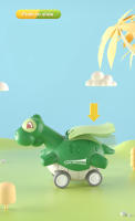 Coche De Dinosaurio Con Capa Para Niños Juguetes Educativos Para Boys Halloween Y Navidad Regalos Material De Plástico Sin Batería Adecuado Para Edad 7-12 - details 6