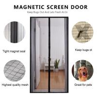 Malla De Mosquitera Magnética Para Verano Cortinas De Puerta Automática Anti-Insectos Para Sala De Estar Y Dormitorio - details 0