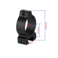 2pcs Anillos De Montaje Para Ópticas De Caça Con Diâmetro De 30mm Base Attachável Picatinny De 20mm E Dovetail Acessórios De Flashlight - details 1