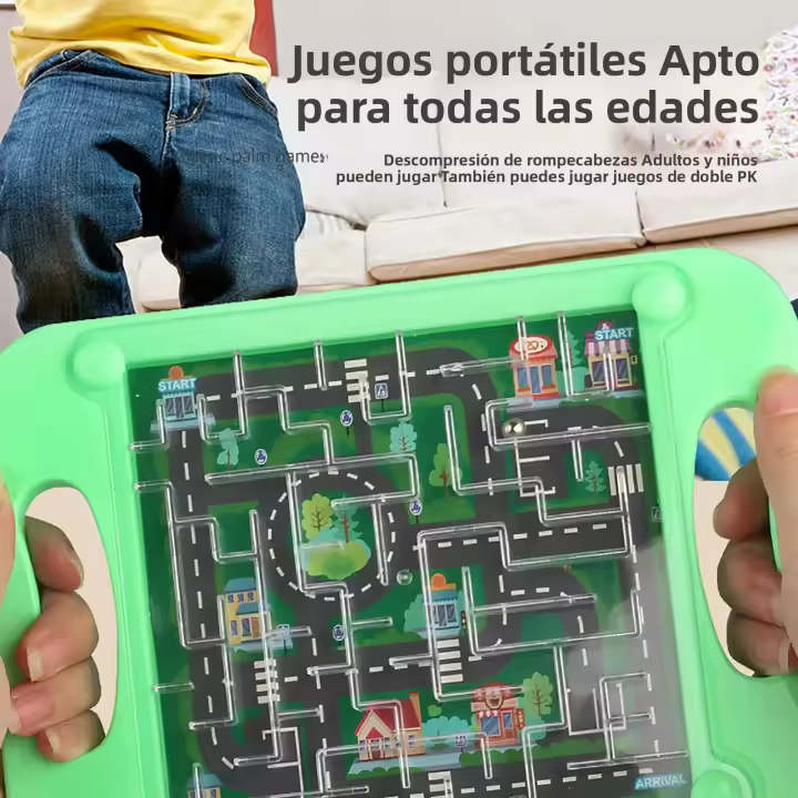 Juguete Educativo 3D Laberinto Para Niños Equilibrio Gravedad Memoria Puzzle Montessori Regalos Temprana Educación Juguete Inteligente Para Bebés - 1