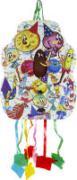 Piñata de Cumpleaños WikiMark con 1,5 Kg de Chuches Sin Alérgenos Incluidas para Rellenar la Piñata. Piñata Grande Fiestas Infantiles. Apto para Todos los Niños Sin Gluten y Sin Leche - details 3