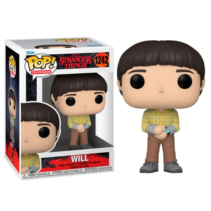 Figura Pop Stranger Things Will-Figura de Vinilo Coleccionable - Idea de Regalo- Mercancia Oficial - Juguetes para Niños y Adultos - Movies Fans - Muñeco para Coleccionistas y Exposición - 1