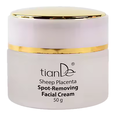 Crema facial antimanchas con extracto de placenta, 10302 TianDe, Peso: 50 g, Tono de piel perfecto - 1